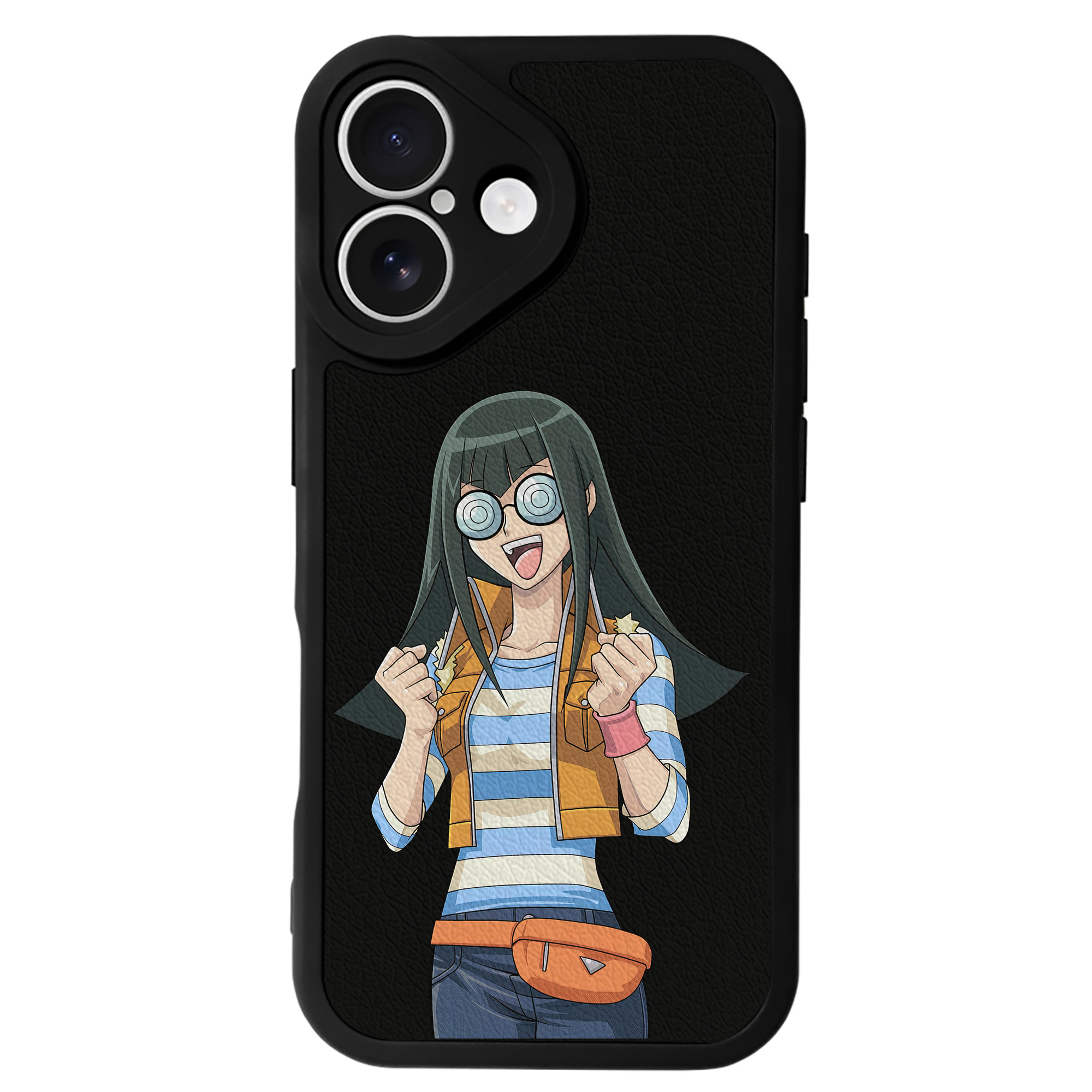 （画像用） 遊☆戯☆王 Yu-Gi-Oh! 【iPhone 16シリーズ対応】シリコンスマホケース（レザー調） 材質：シリコン